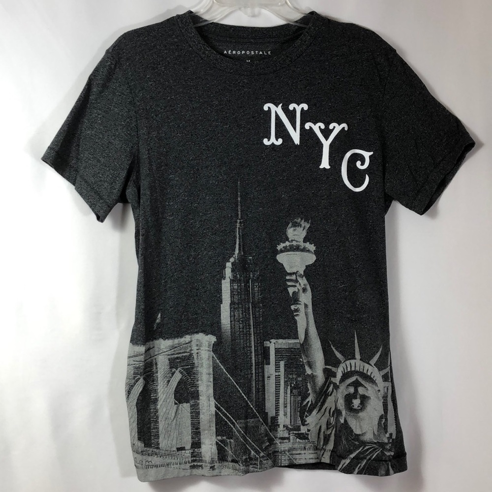 Aeropostale dark grey New York t shirt size m